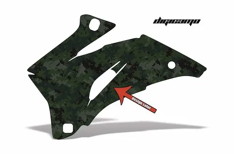 Digi Camo design sample, a pixel camouflage pattern