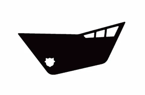 Door graphic shape for Pro Armor doors with cuts